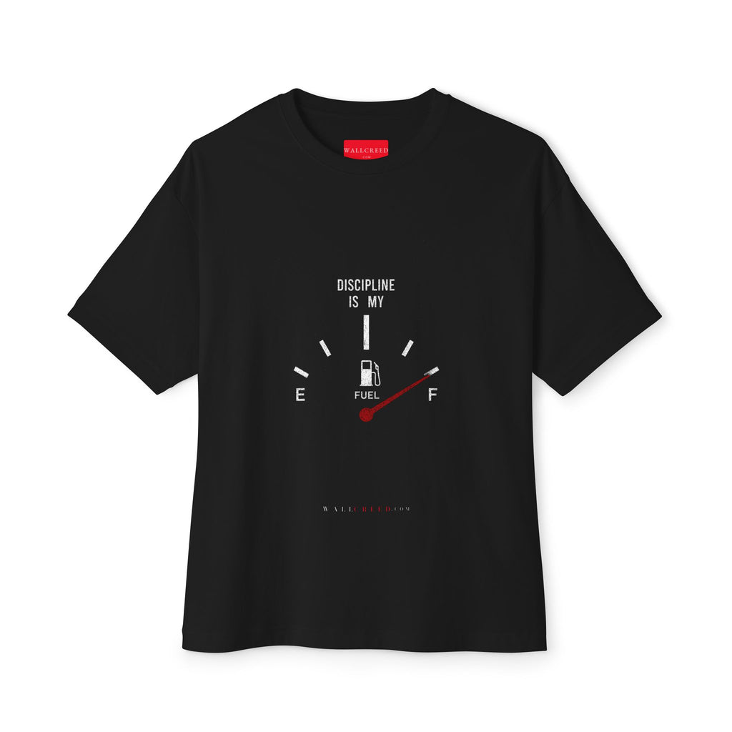 Discipline Is My Fuel | Heavyweight Tee (Front + Back)