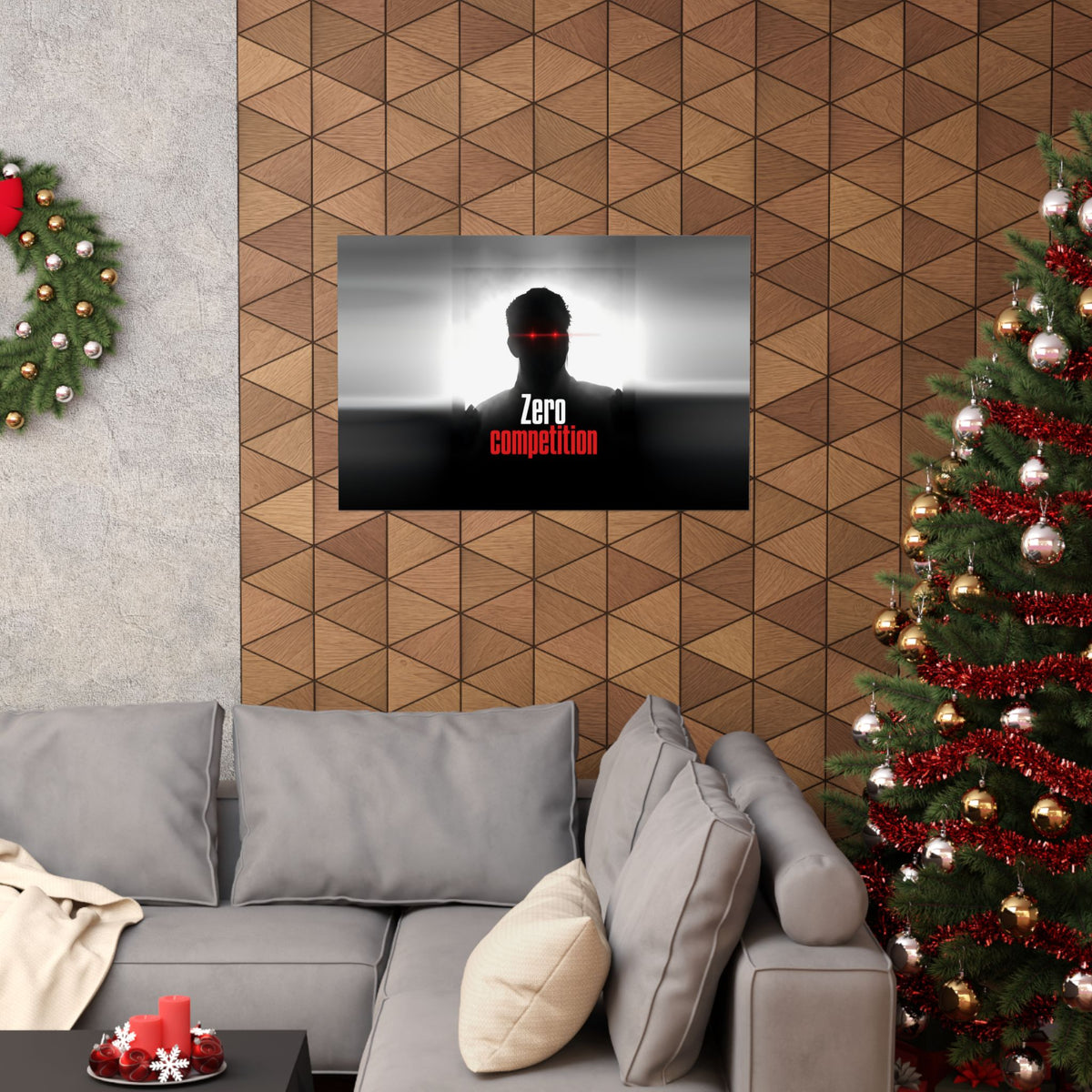 Zero Competition - Men's Office Wall Art | Matte Poster (Landscape)