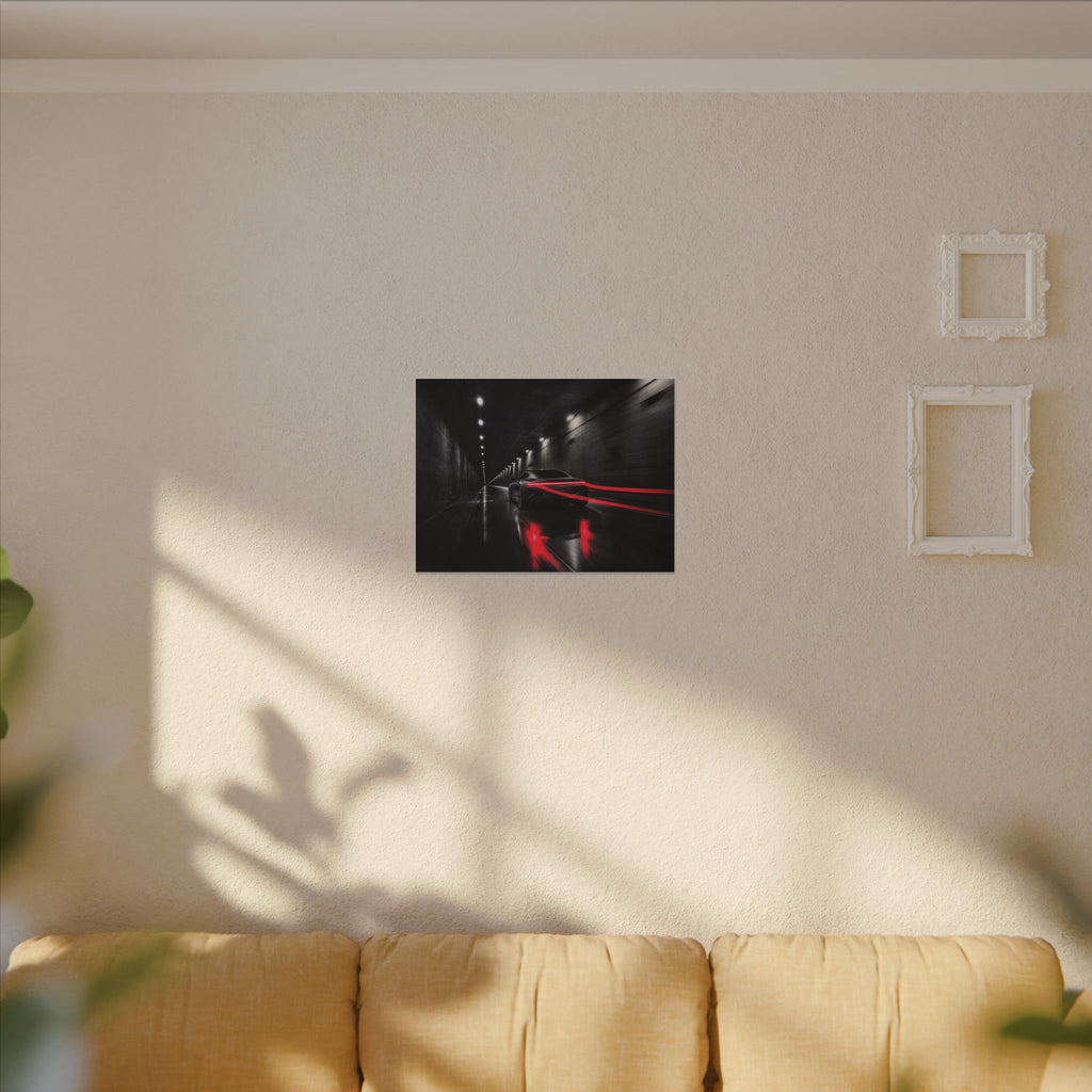 Redline Tunnel - Racing Wall Art | Canvas (Landscape)