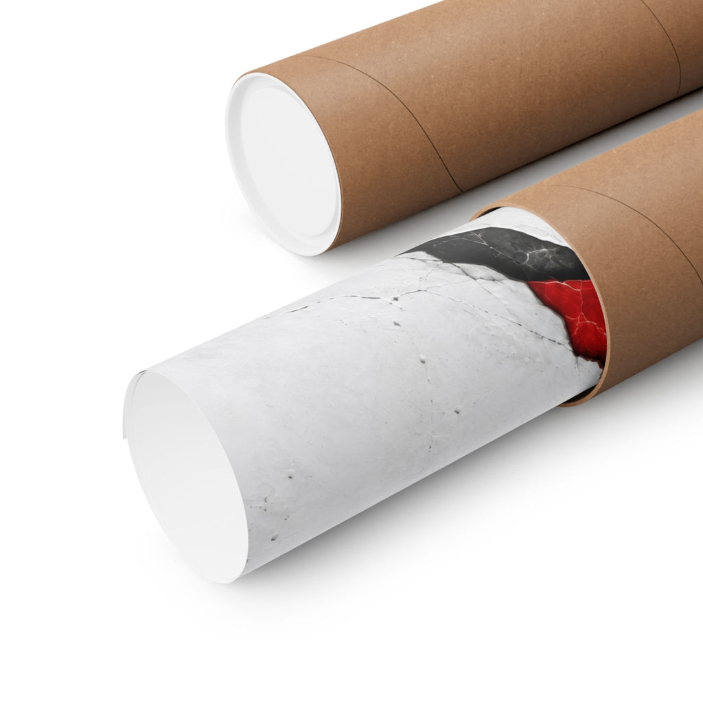 Porcelain Fault - Professional Office Wall Art | Matte Poster