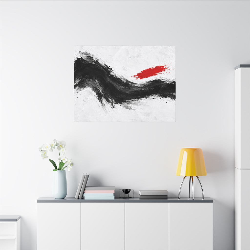 Measured Current - Professional Office Wall Art | Canvas (Landscape)