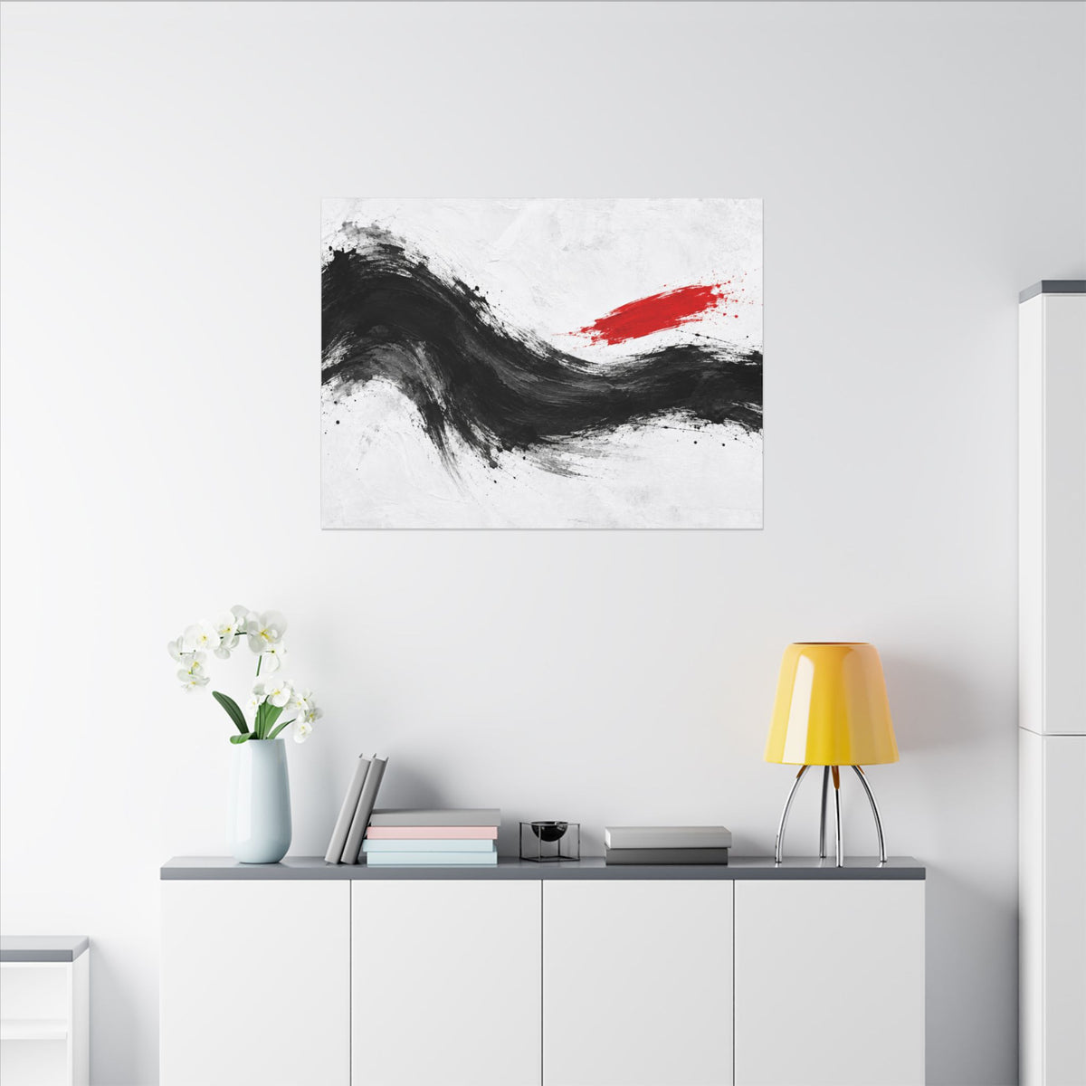 Measured Current - Professional Office Wall Art | Canvas (Landscape)