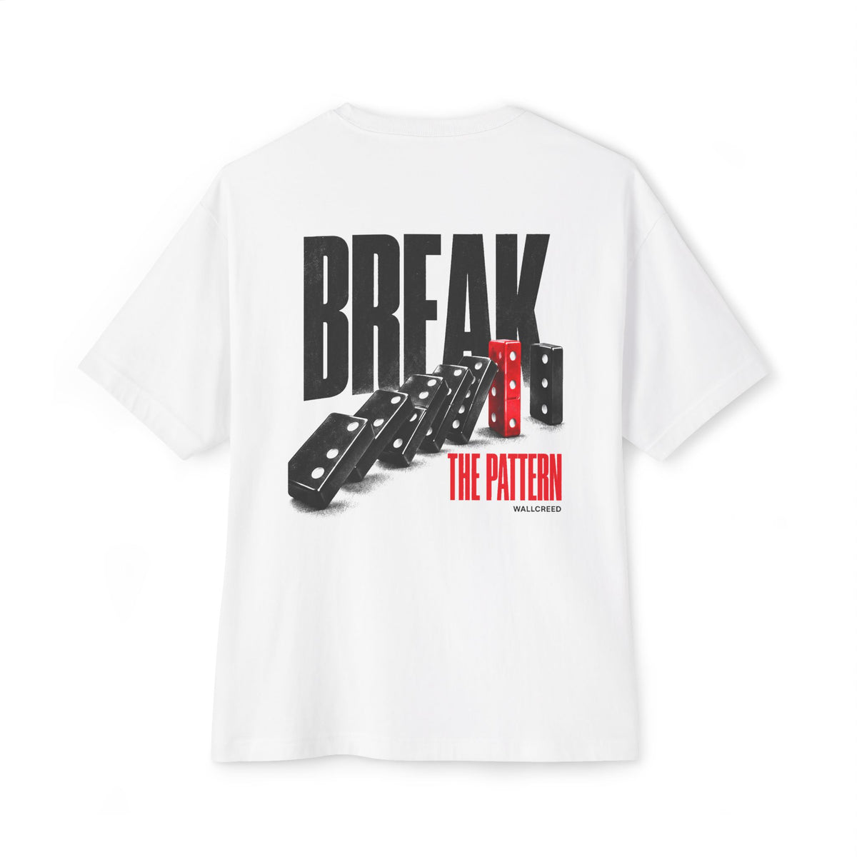 Break the Pattern | Heavyweight Tee (Front + Back)