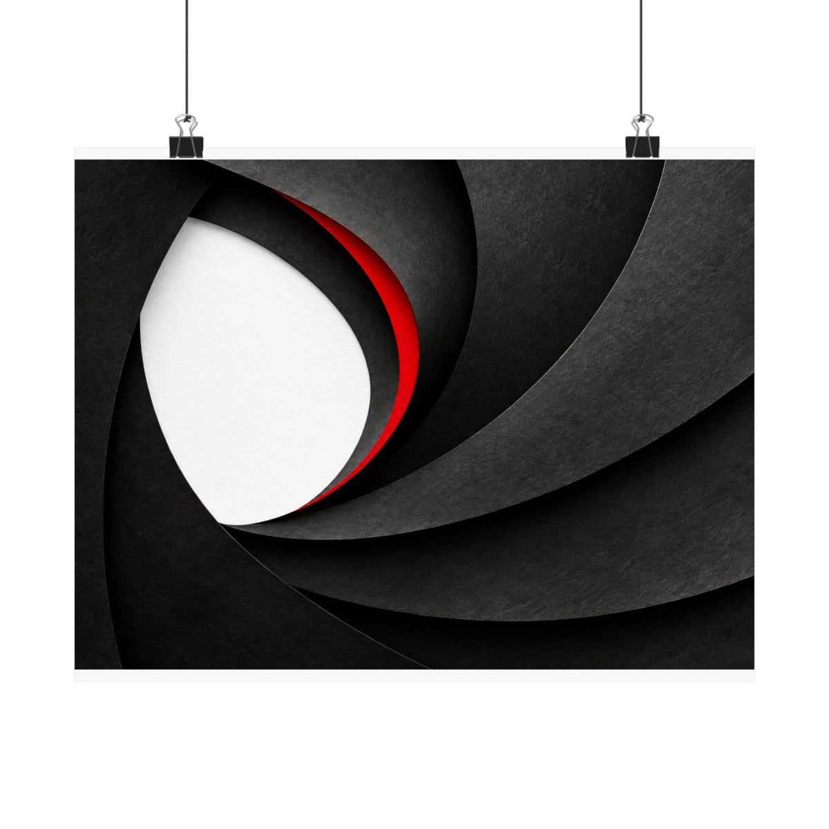 Quiet Aperture - Professional Office Wall Art | Matte Poster (Landscape)