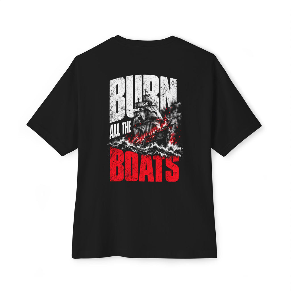 Burn All the Boats | Heavyweight Tee (Front + Back)