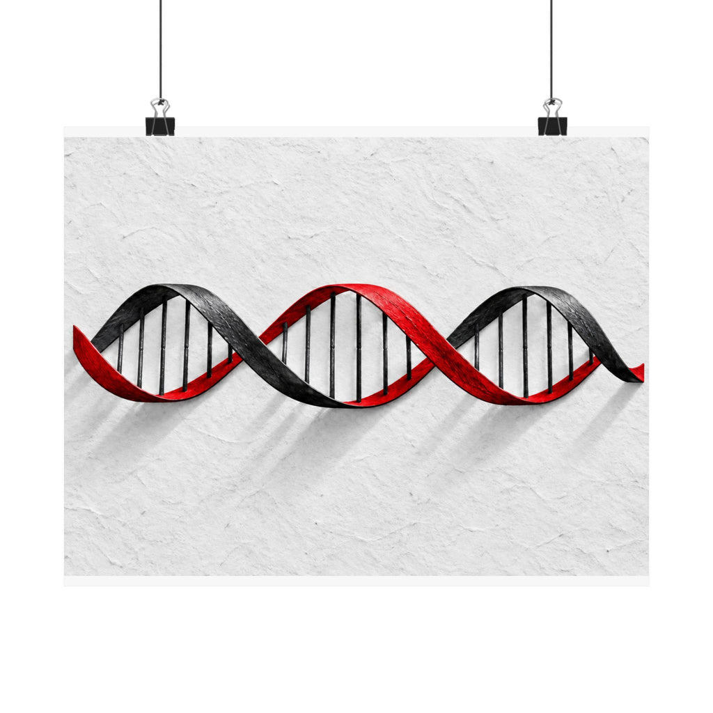 Woven Code - Doctor's Office Wall Art | Matte Poster (Landscape)