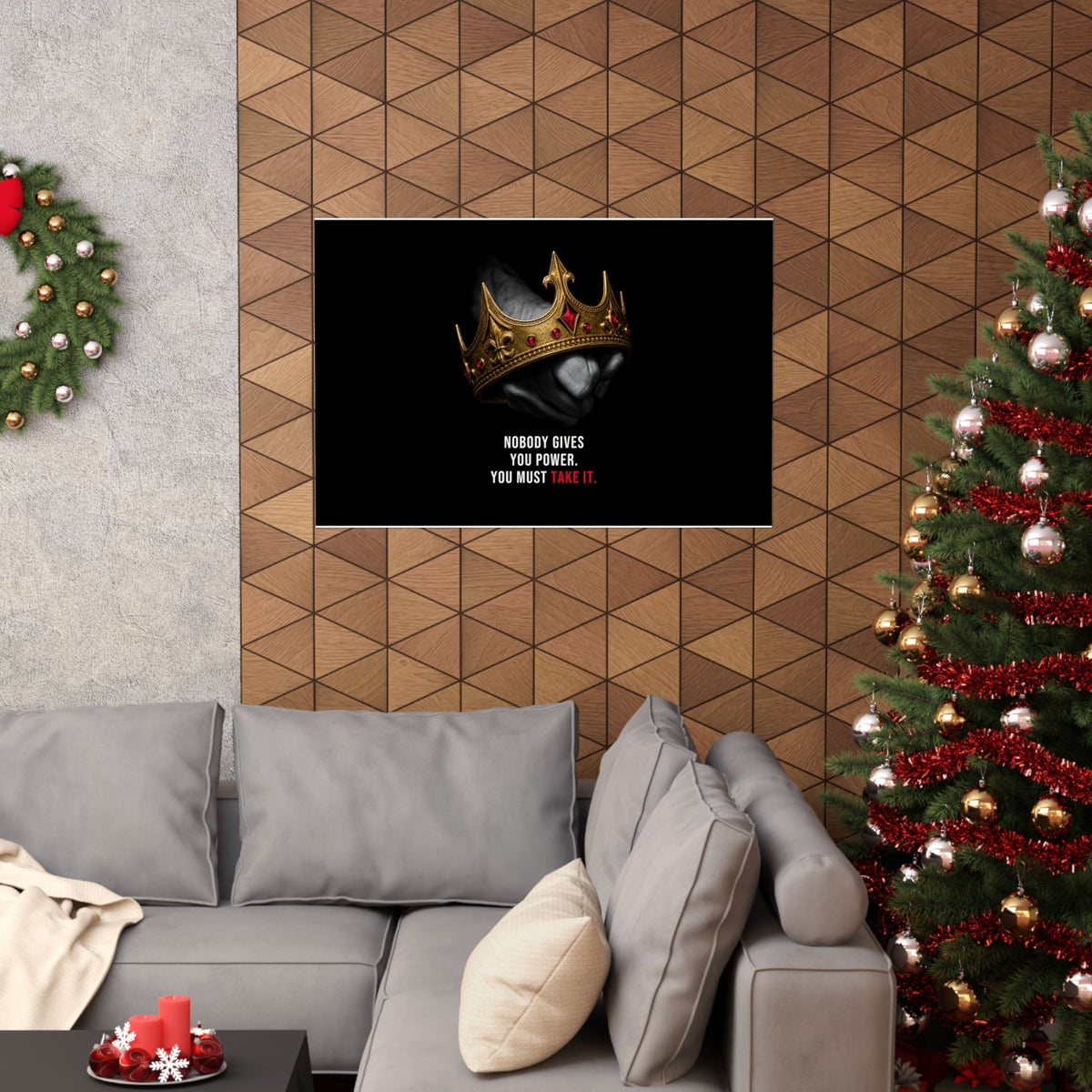 Take the Crown - King Wall Art | Matte Poster (Landscape)