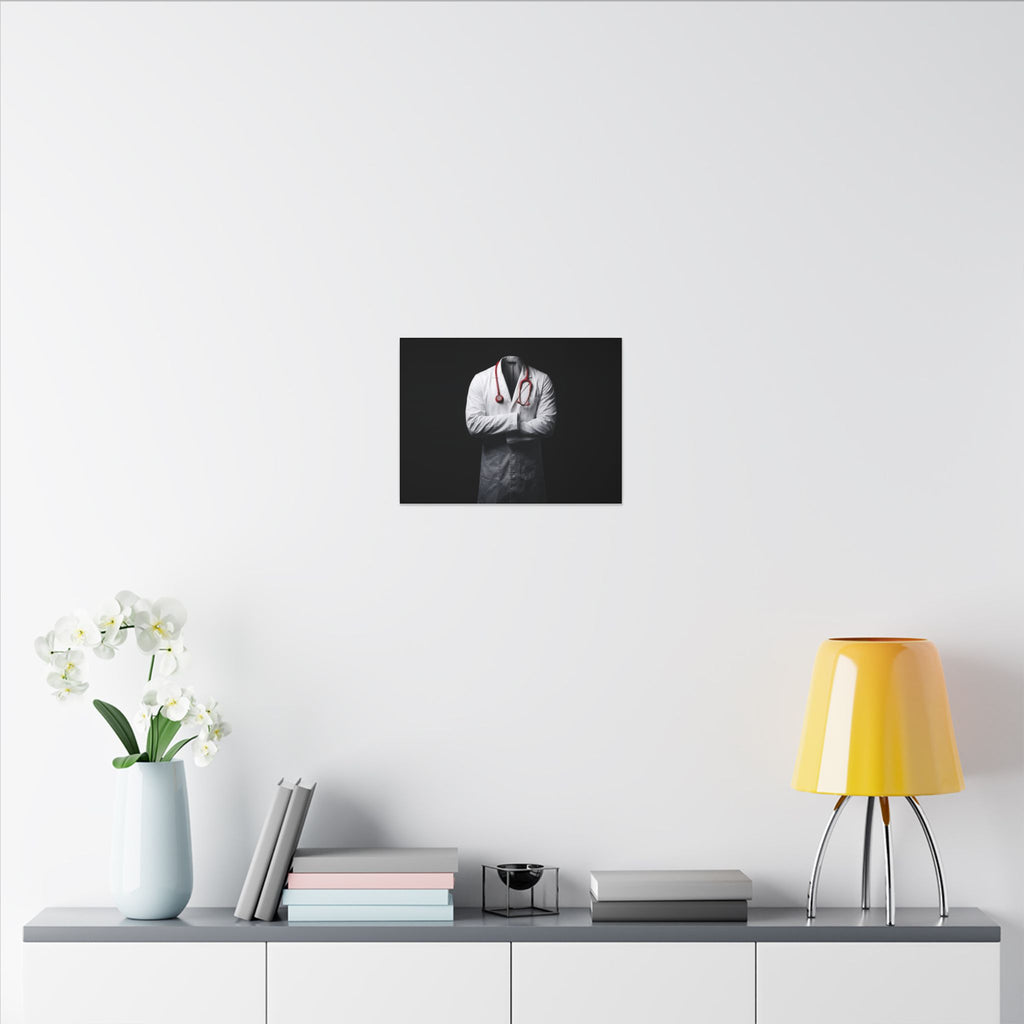 The White Coat - Doctor's Office Wall Art | Canvas (Landscape)