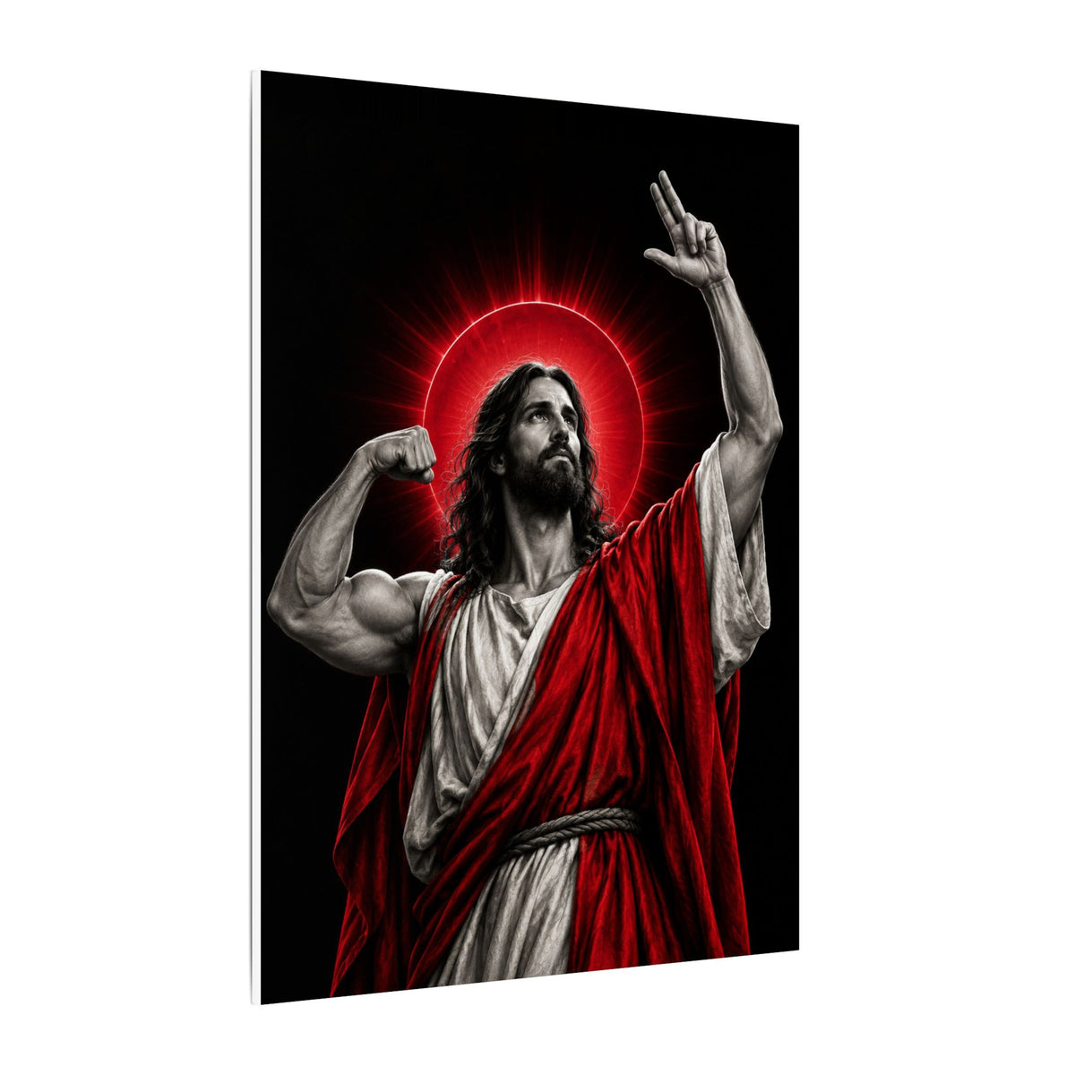 Faith and Iron - Gym Wall Art | Canvas