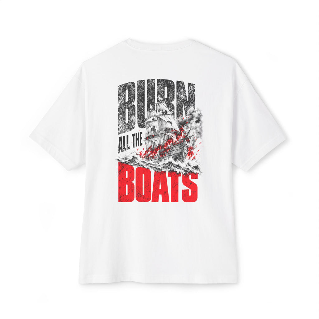Burn All the Boats | Heavyweight Tee (Front + Back)