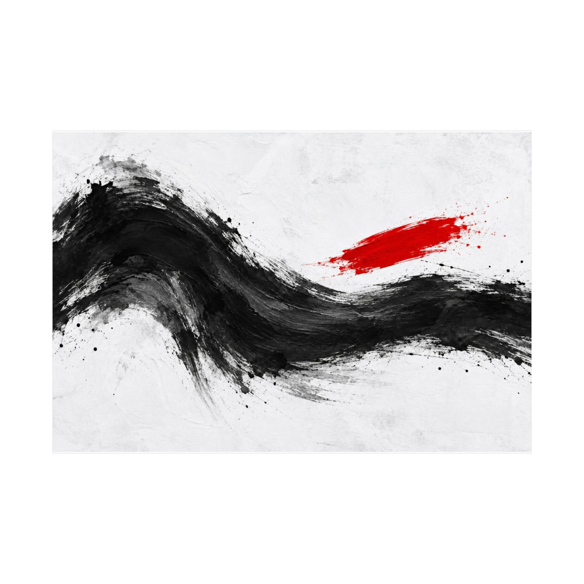 Measured Current - Professional Office Wall Art | Matte Poster (Landscape)