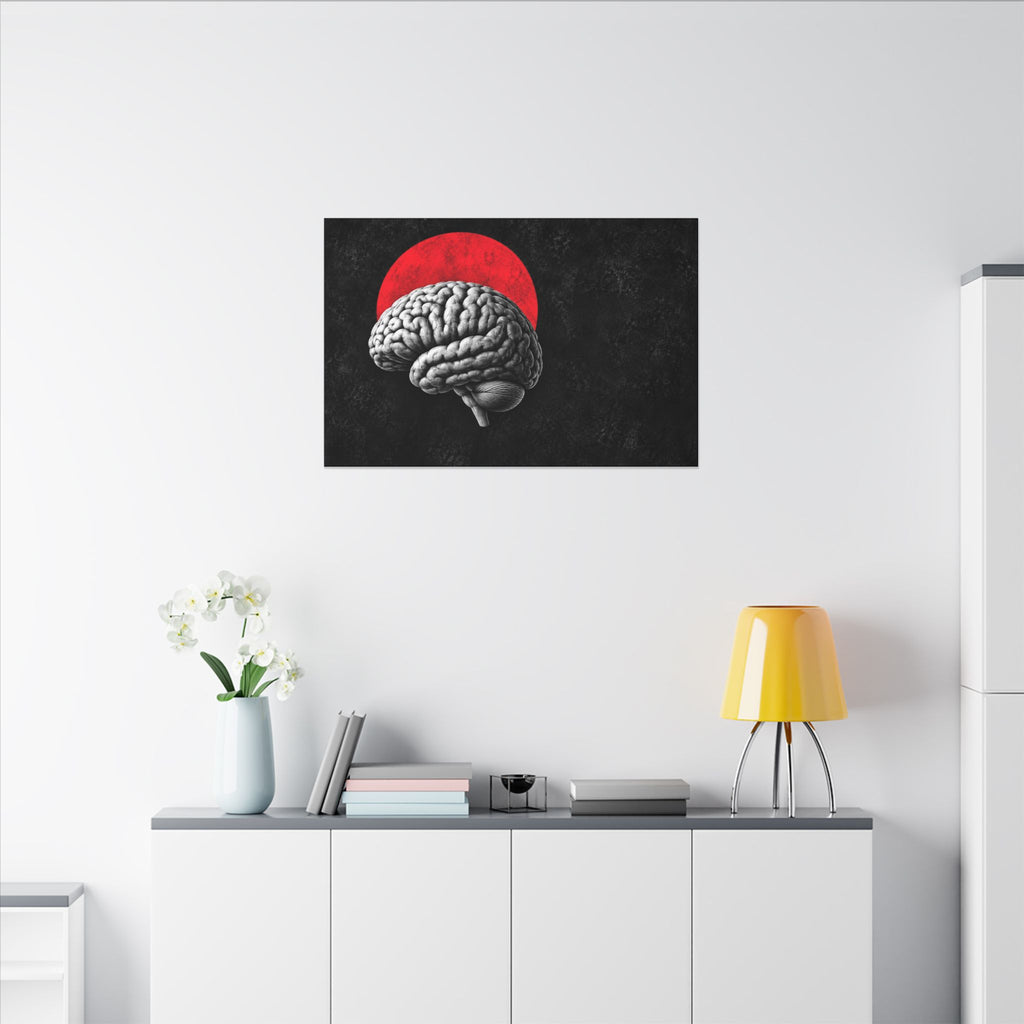 Cerebral Contour - Doctor's Office Wall Art | Canvas (Landscape)