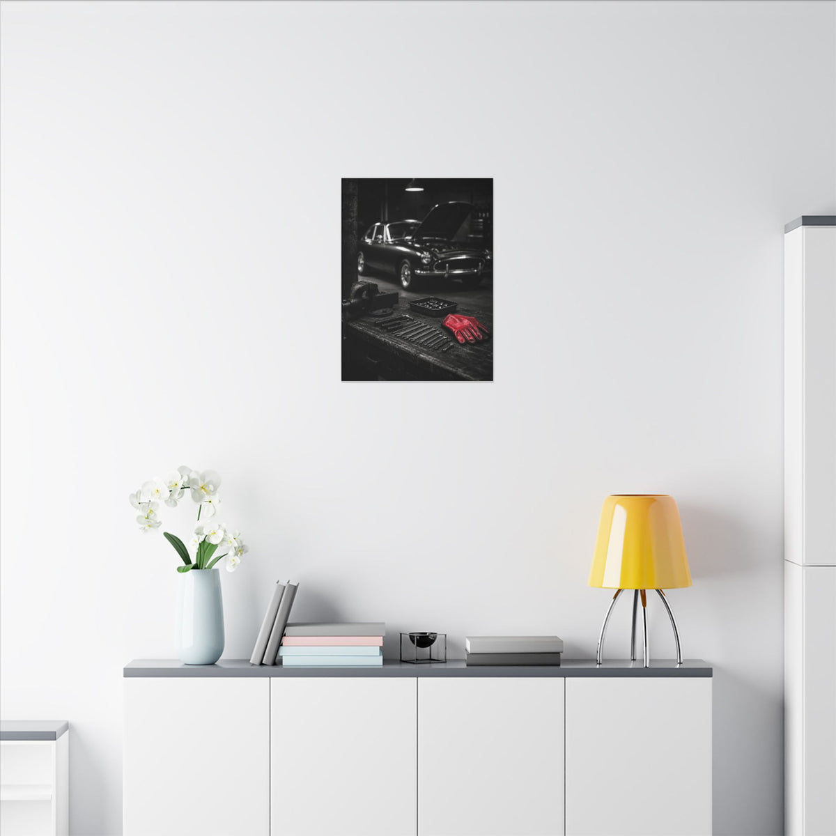 Built, Not Bought - Garage Wall Art | Canvas