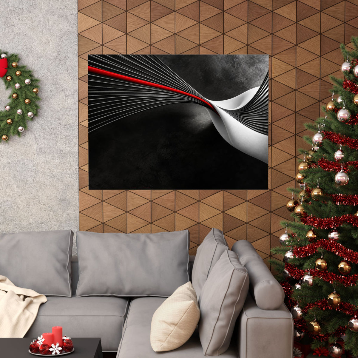 Tensile Field - Professional Office Wall Art | Matte Poster (Landscape)