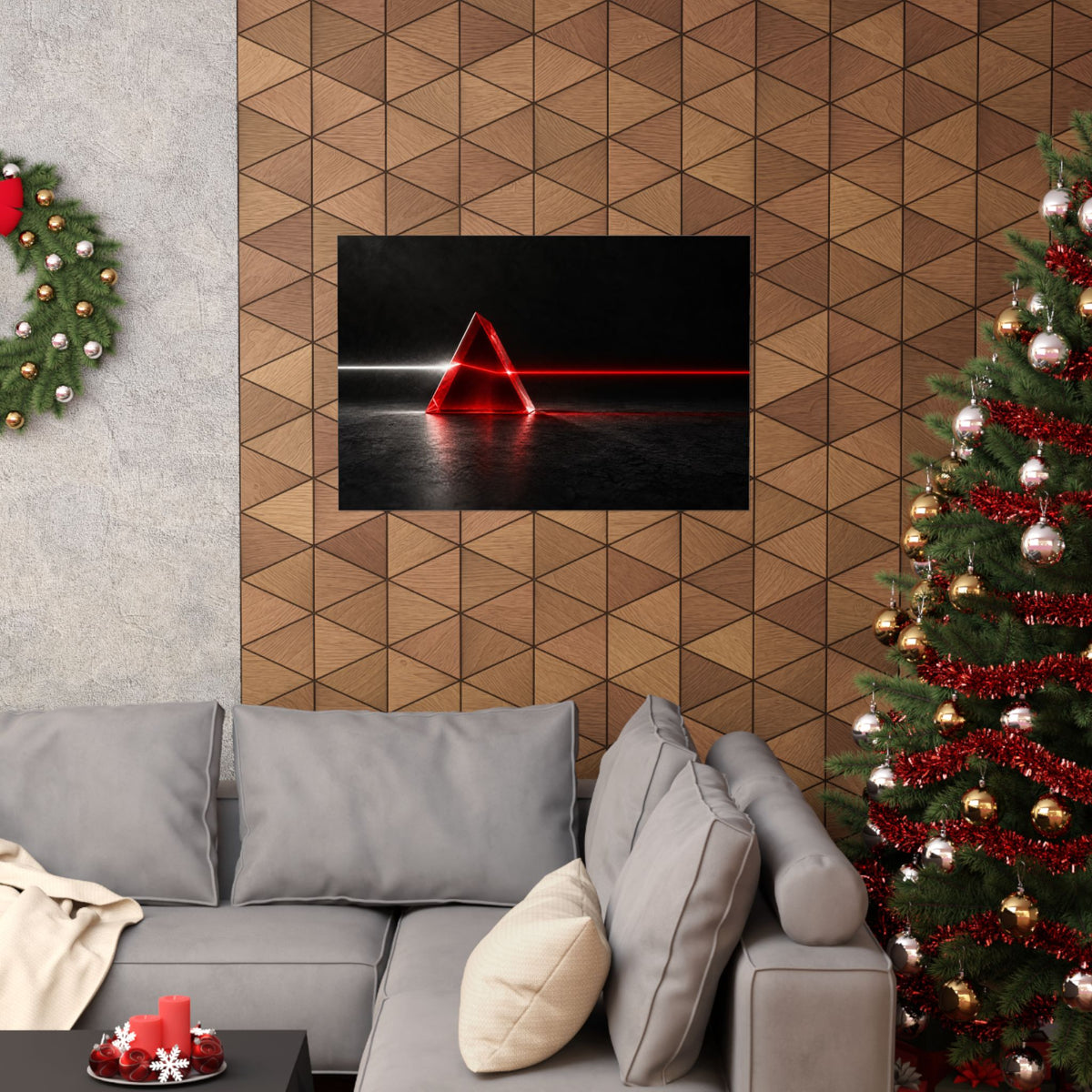 Spectral Threshold - Professional Office Wall Art | Matte Poster (Landscape)