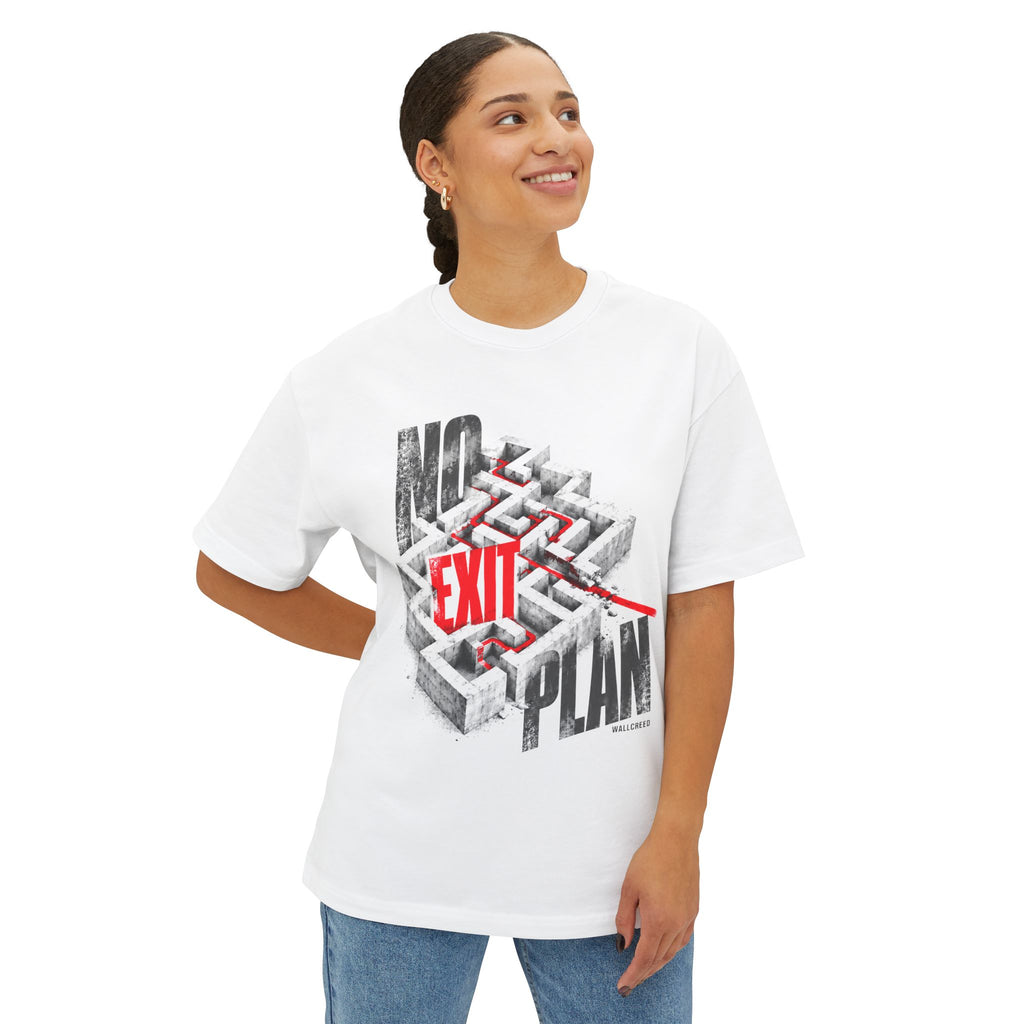 No Exit Plan | Heavyweight Tee (Front + Back)