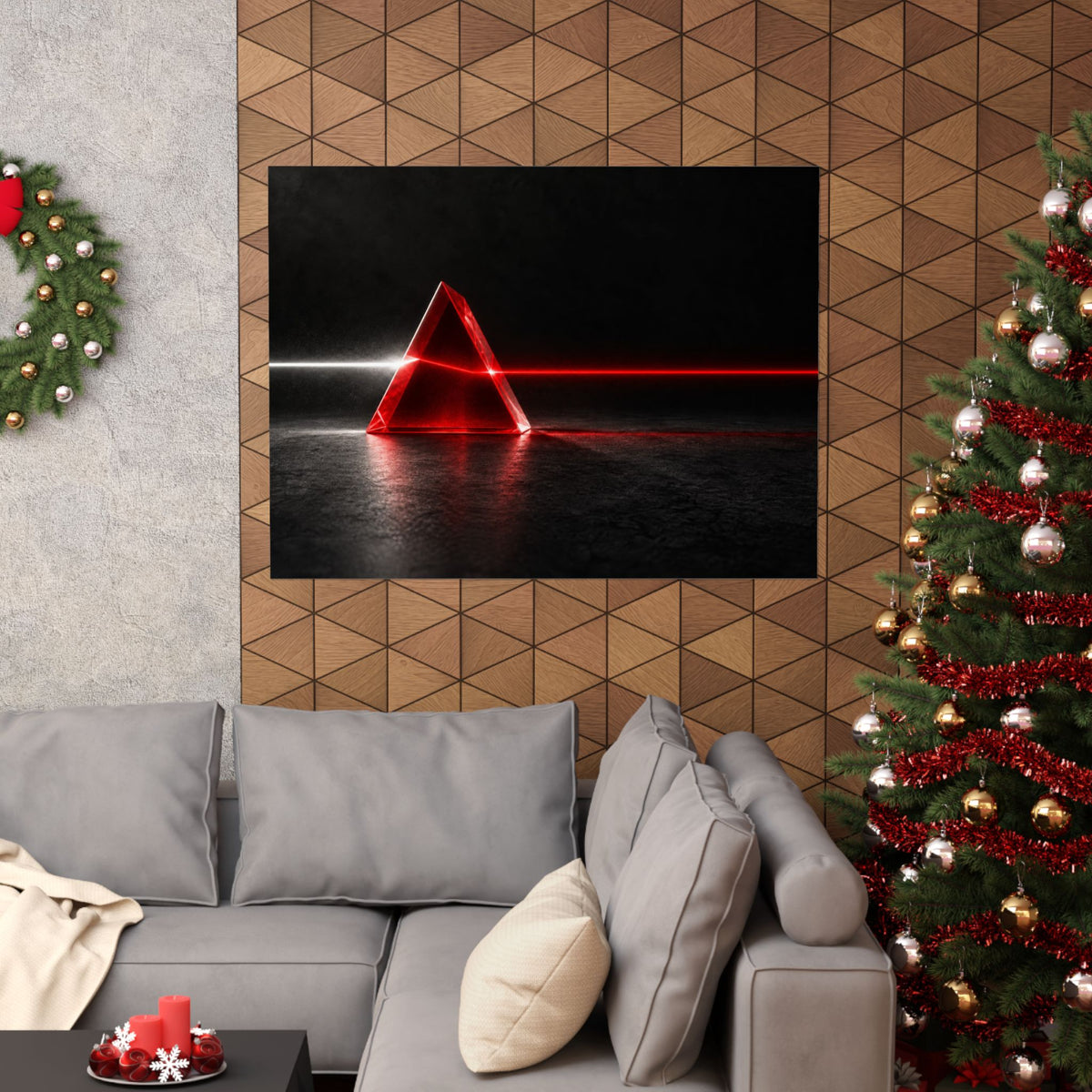 Spectral Threshold - Professional Office Wall Art | Matte Poster (Landscape)
