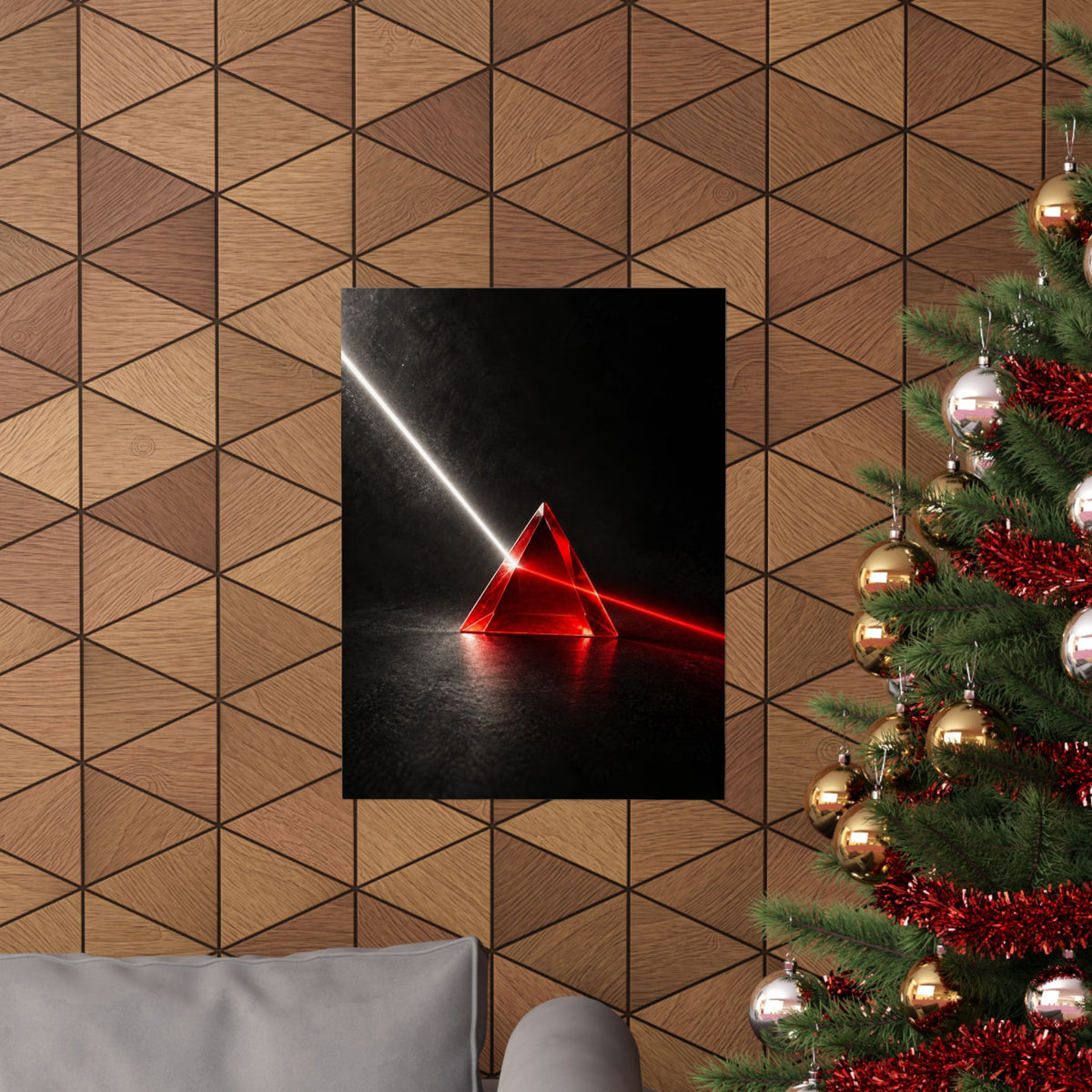 Spectral Threshold - Professional Office Wall Art | Matte Poster