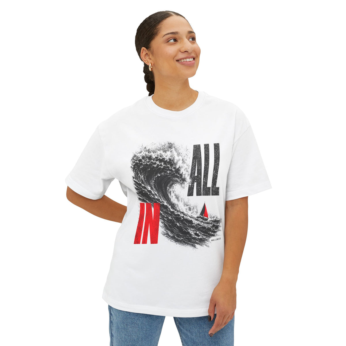 All In | Heavyweight Tee (Front + Back)