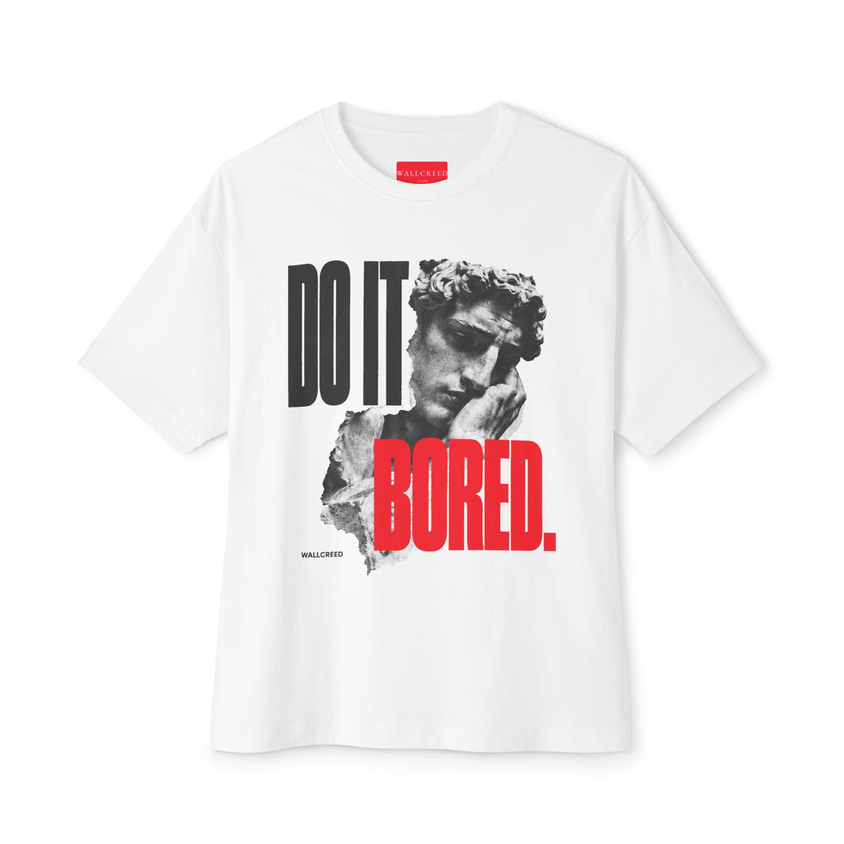 Bored Stiff | Heavyweight Tee (Front + Back)