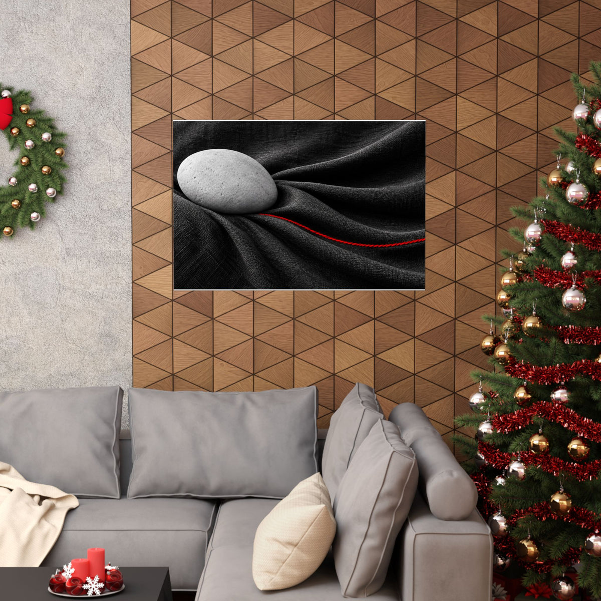 Weighted Drape - Professional Office Wall Art | Matte Poster (Landscape)
