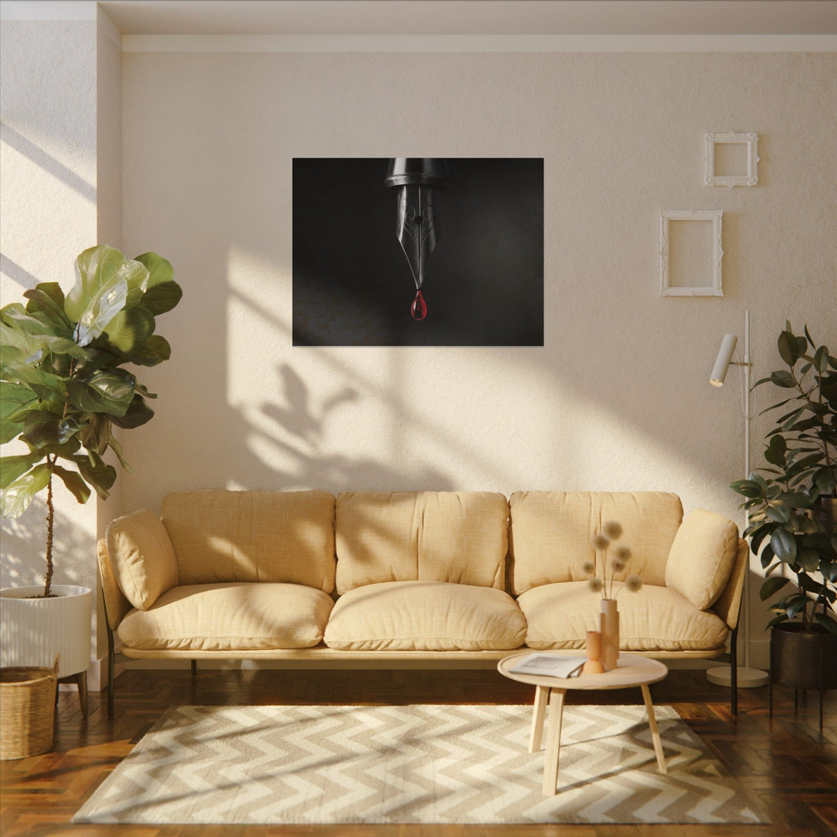 The First Drop - Professional Office Art | Canvas (Landscape)