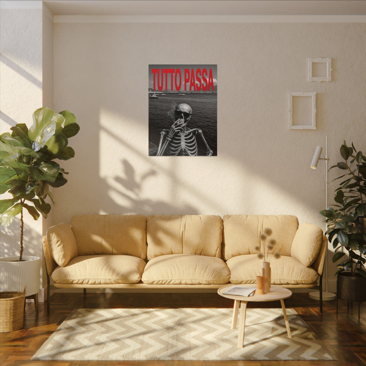 Tutto Passa - Skeleton Painting | Canvas