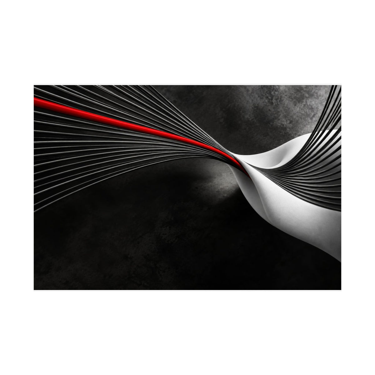 Tensile Field - Professional Office Wall Art | Matte Poster (Landscape)
