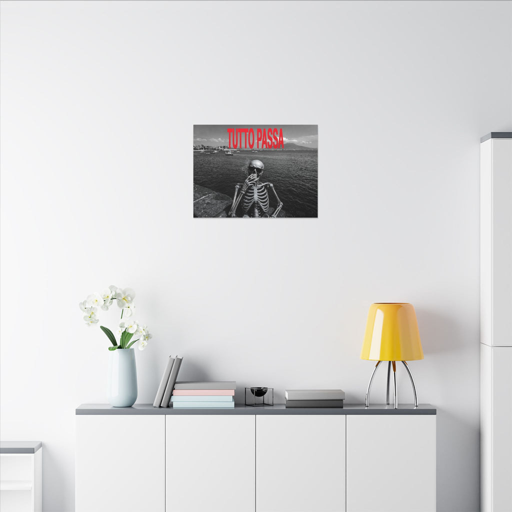 Tutto Passa - Skeleton Painting | Canvas (Landscape)