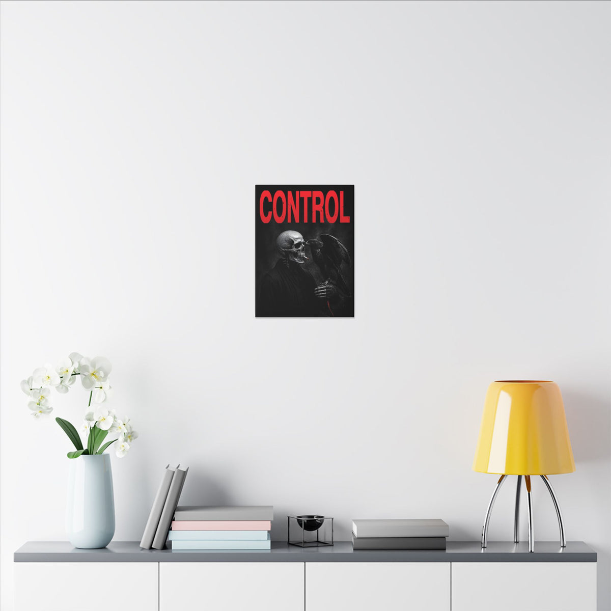 Control - Gothic Raven Artwork | Canvas