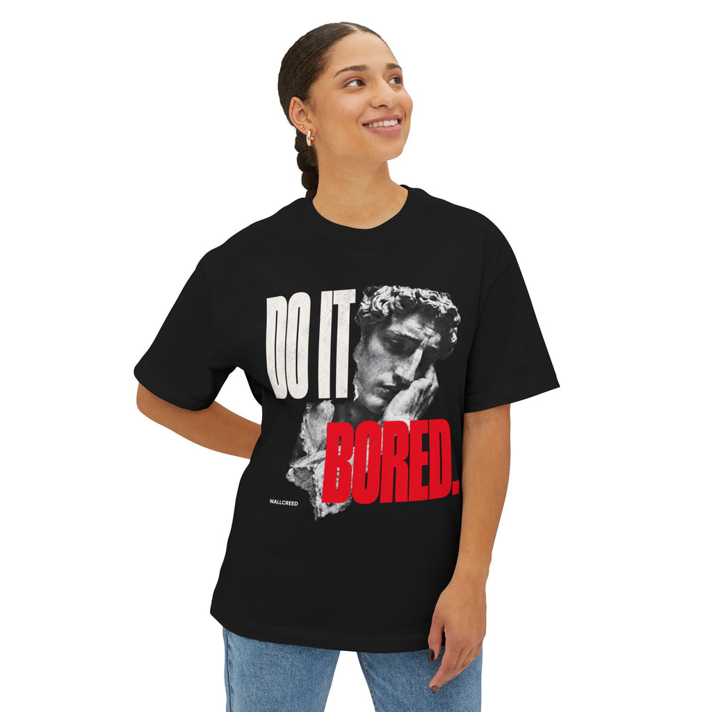 Bored Stiff | Heavyweight Tee (Front + Back)