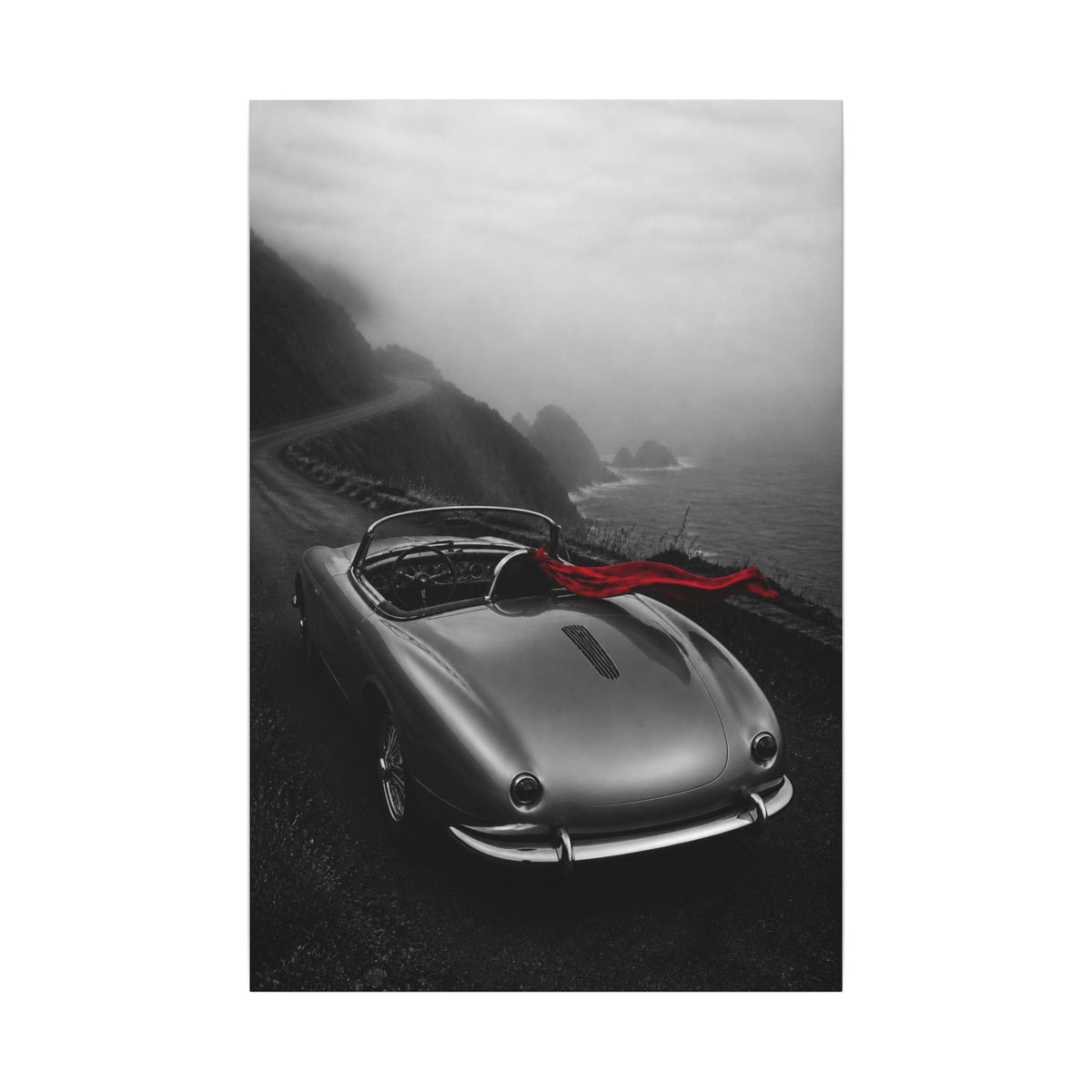 Coastal Roadster - Classic Car Wall Art | Canvas