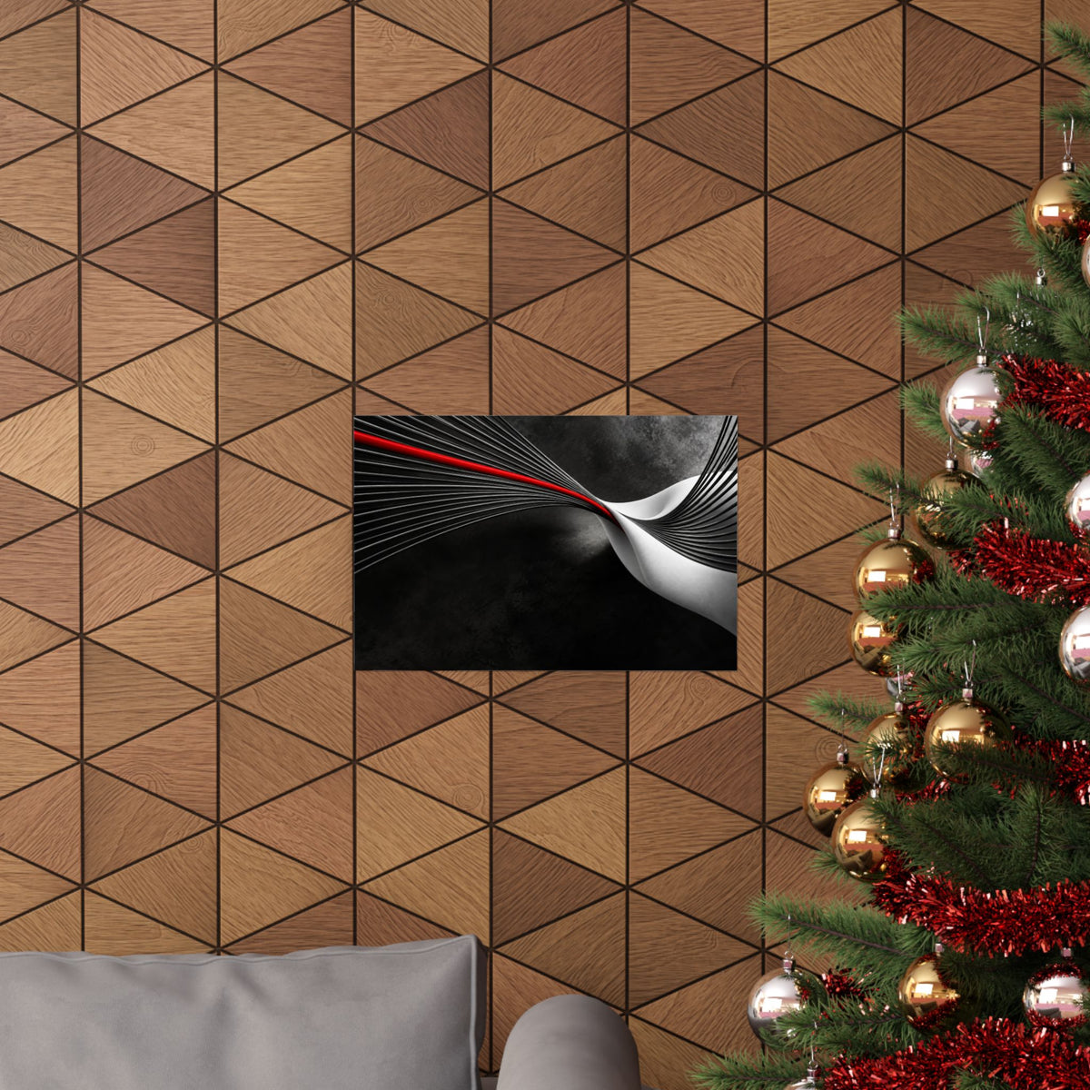 Tensile Field - Professional Office Wall Art | Matte Poster (Landscape)