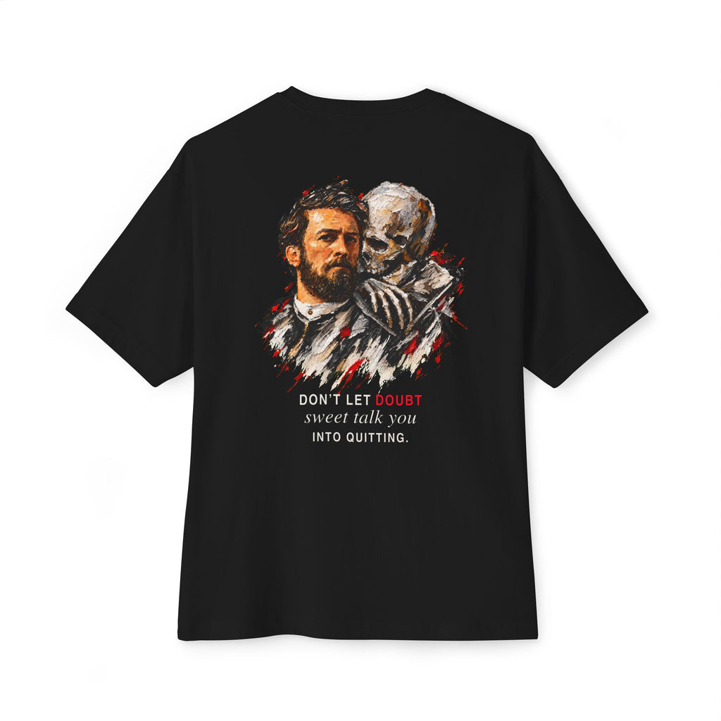 Don't Let Doubt | Heavyweight Tee (Front + Back)