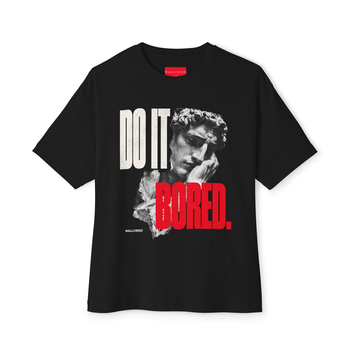 Bored Stiff | Heavyweight Tee (Front + Back)