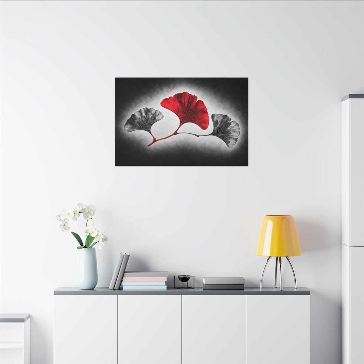 Ginkgo Interval - Doctor's Office Wall Art | Canvas (Landscape)
