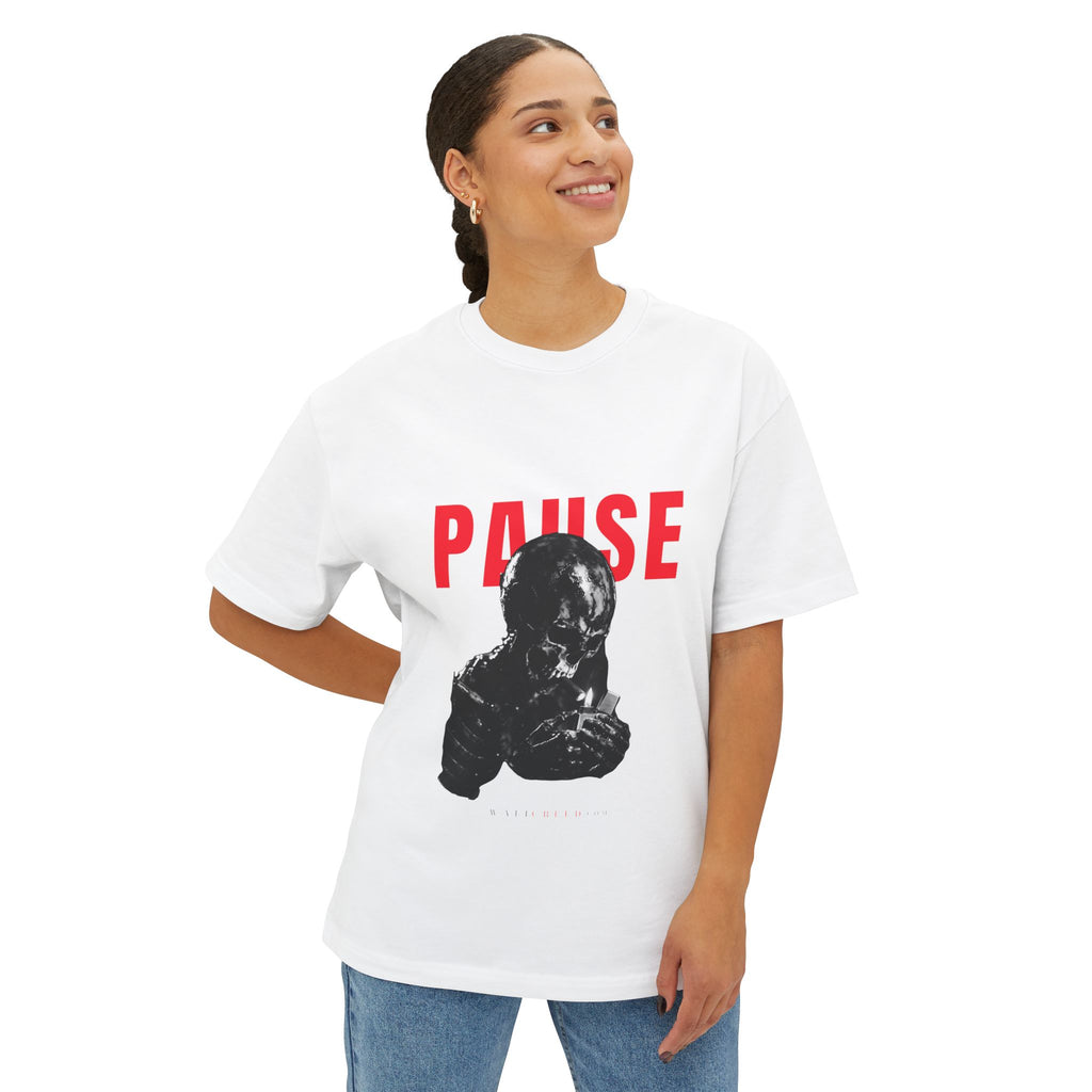 Pause | Heavyweight Tee (Front + Back)