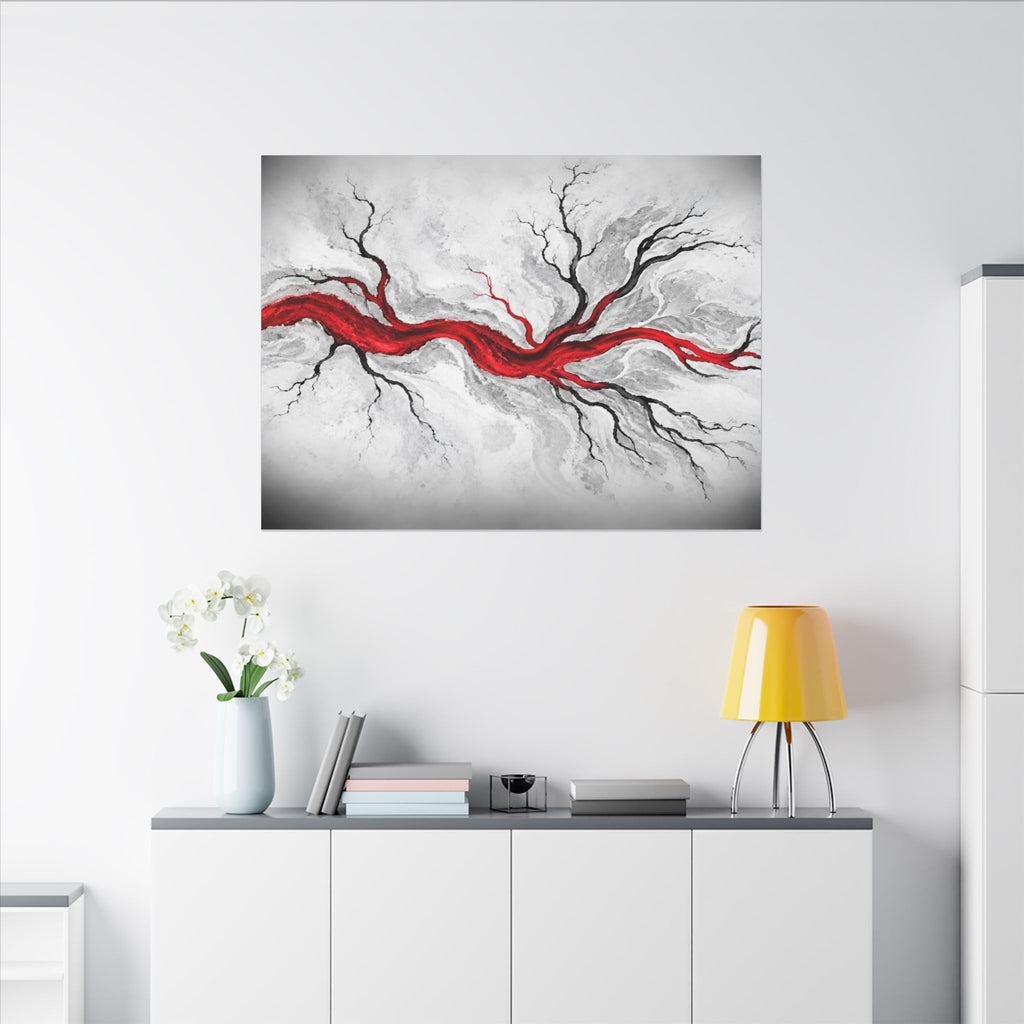 Estuary Lines - Doctor's Office Wall Art | Canvas (Landscape)