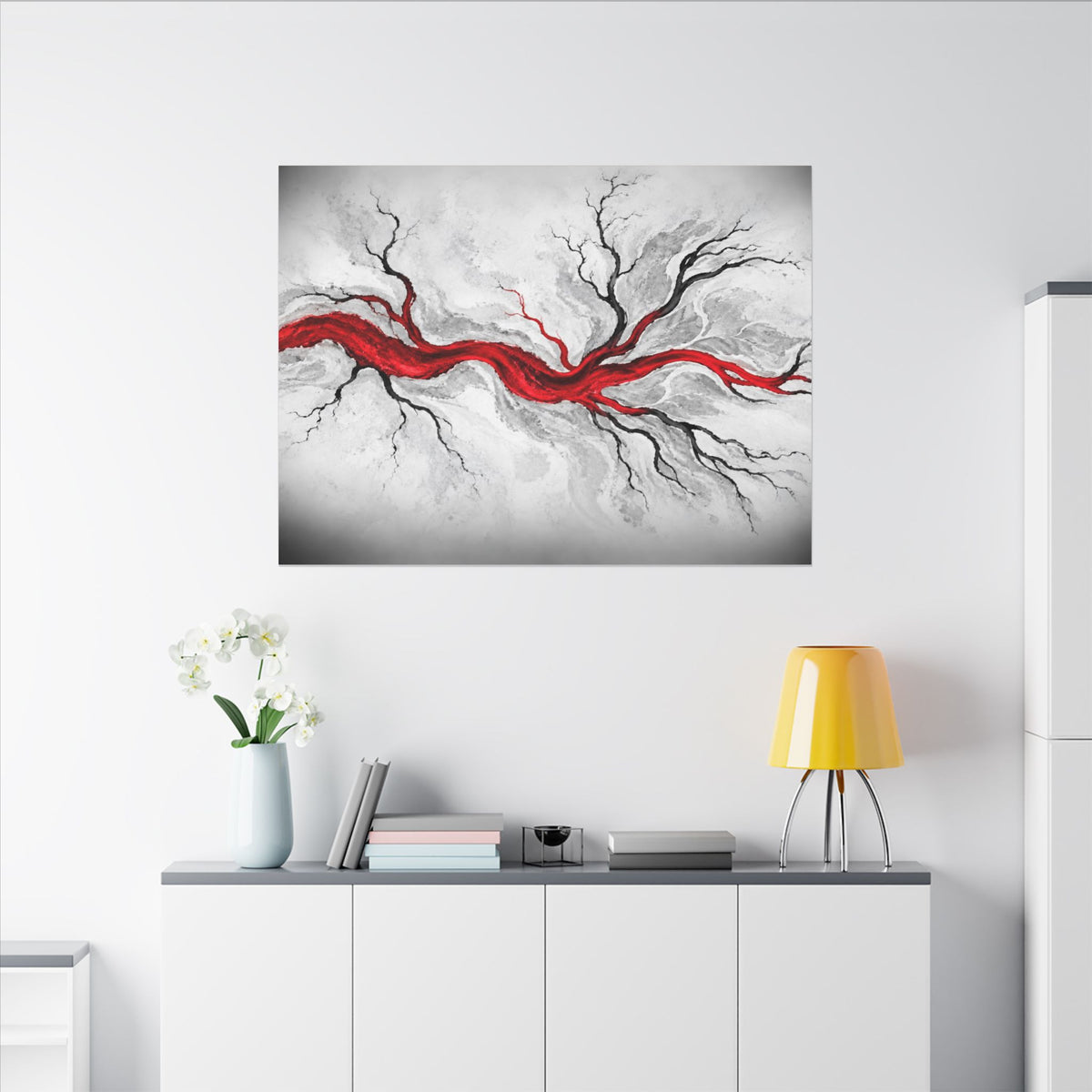 Estuary Lines - Doctor's Office Wall Art | Canvas (Landscape)