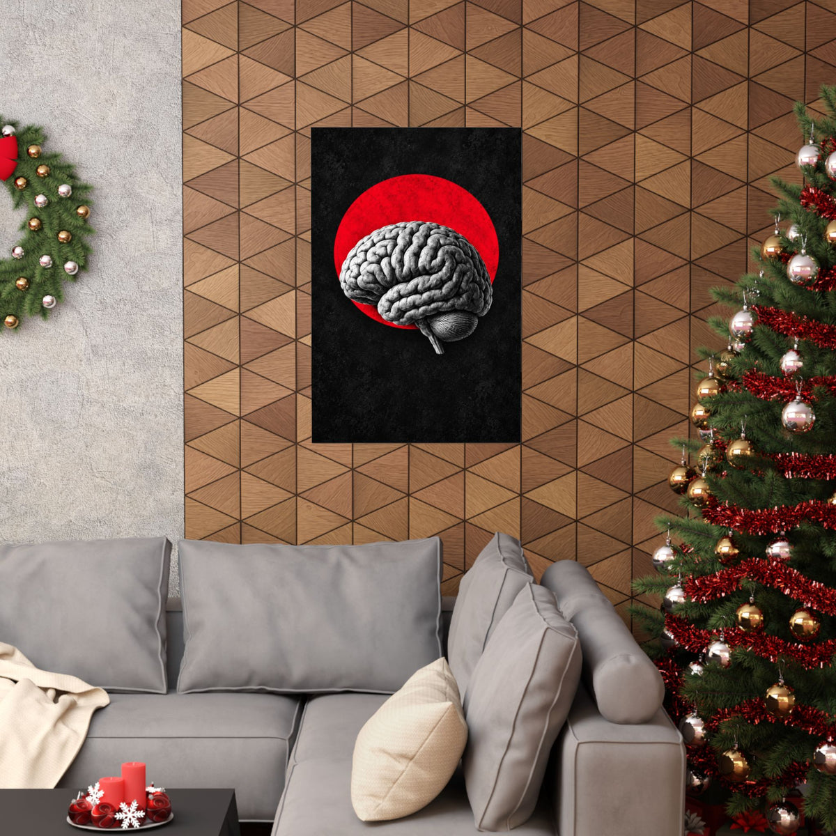 Cerebral Contour - Doctor's Office Wall Art | Matte Poster