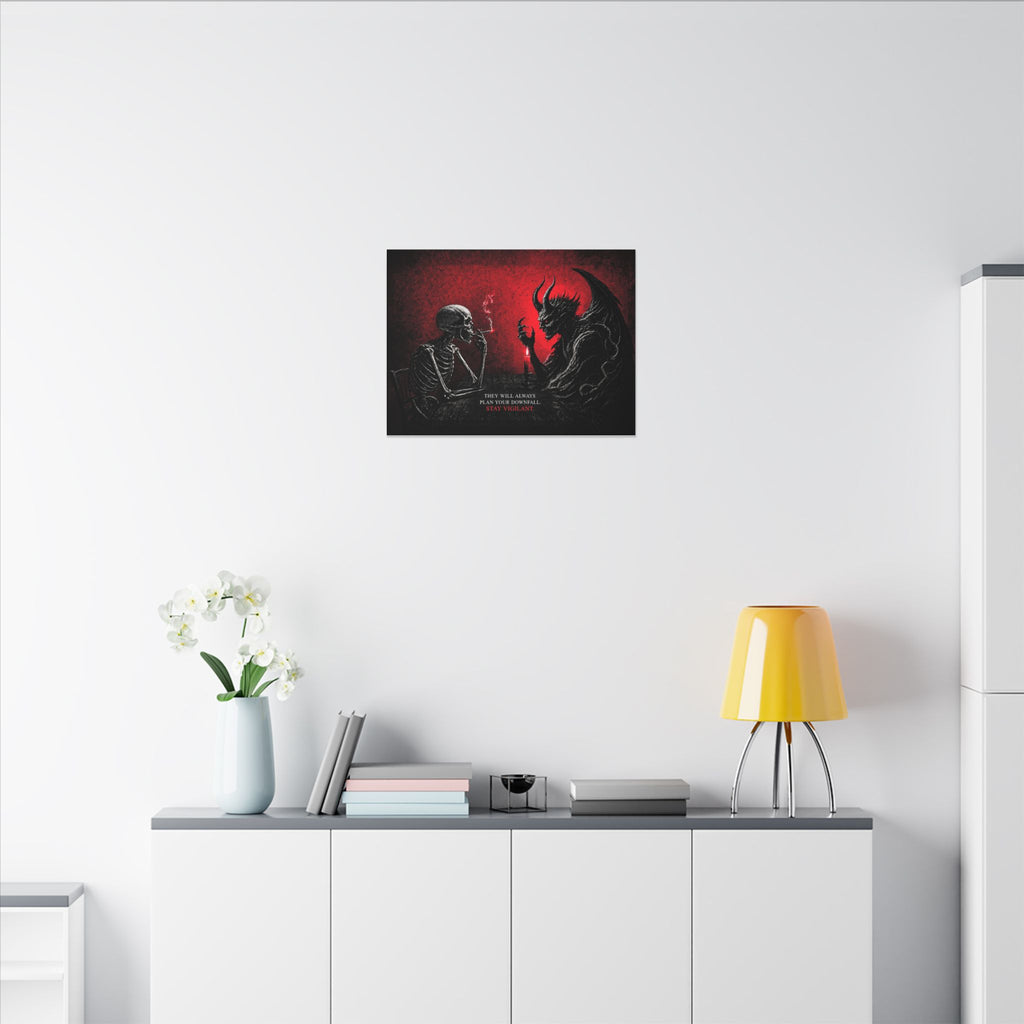 Stay Vigilant - Dark Wall Art | Canvas (Landscape)
