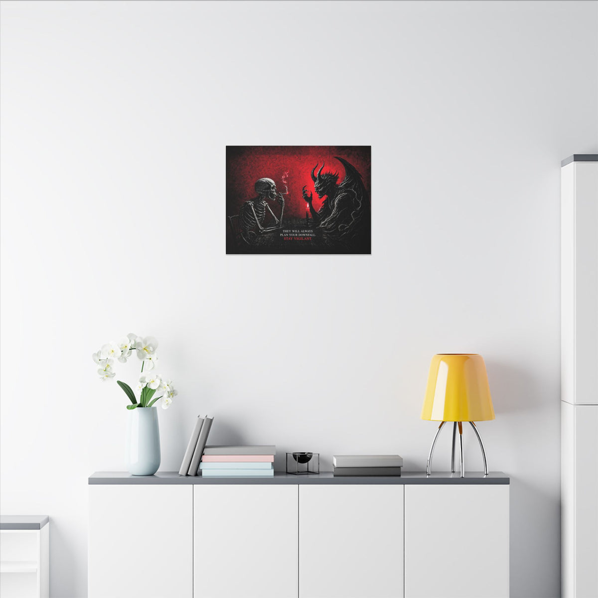 Stay Vigilant - Dark Wall Art | Canvas (Landscape)