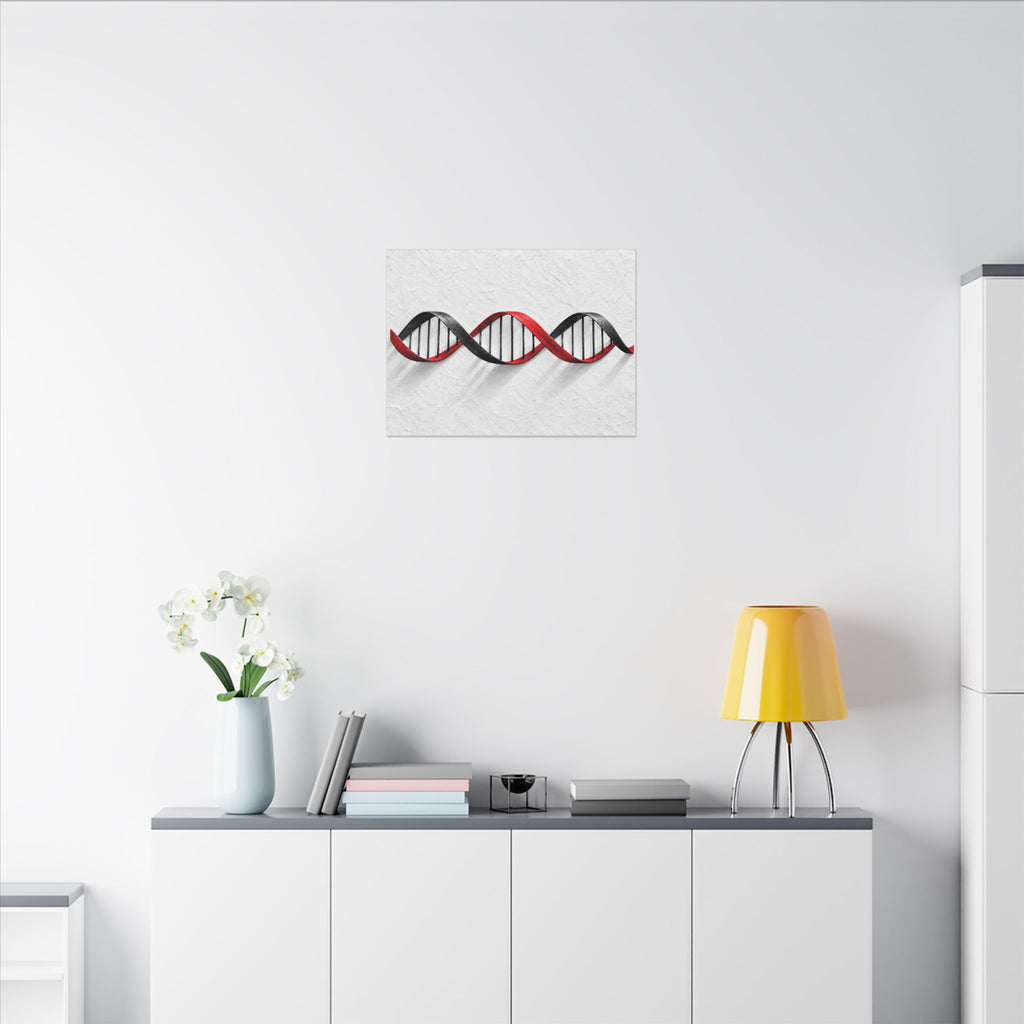 Woven Code - Doctor's Office Wall Art | Canvas (Landscape)