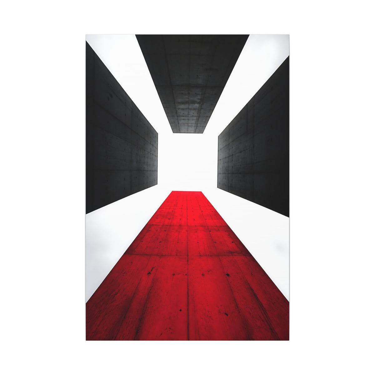 The Red Facade - Red Wall Decor | Canvas
