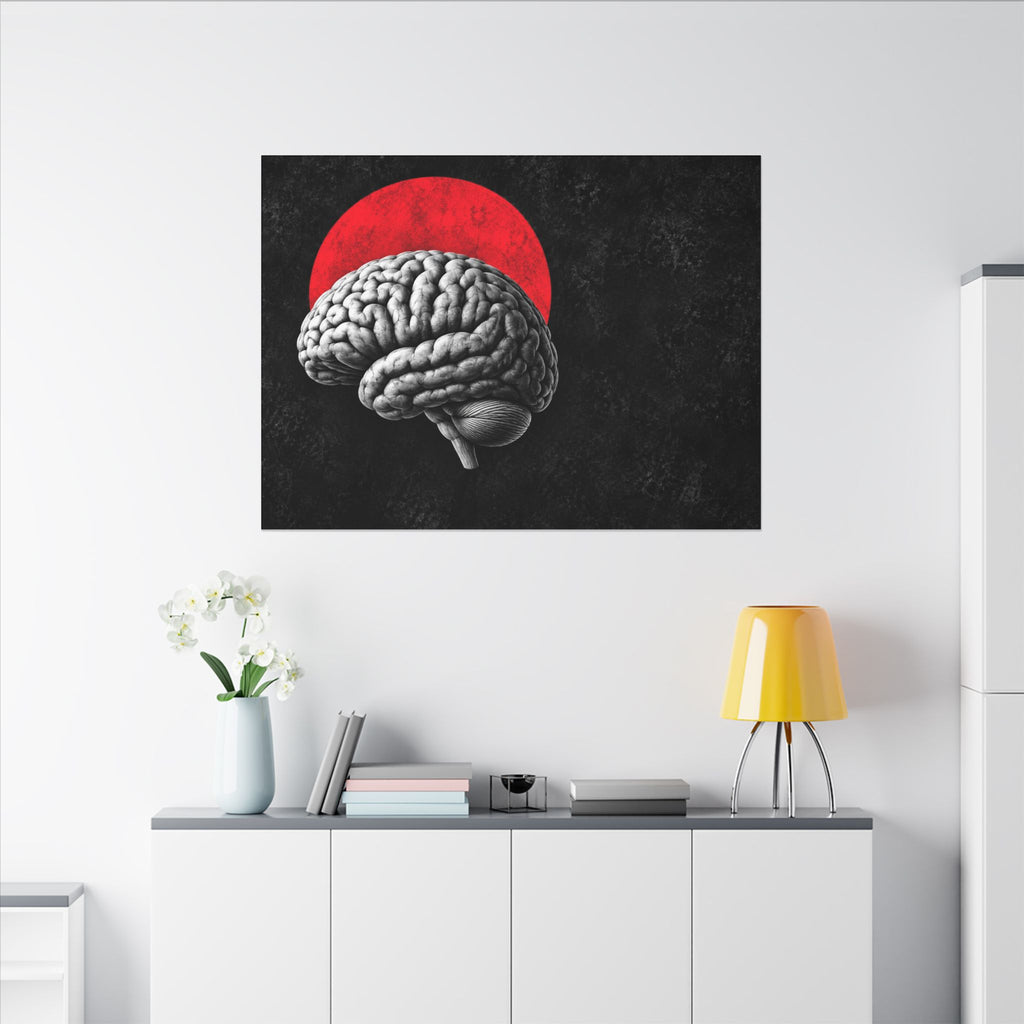 Cerebral Contour - Doctor's Office Wall Art | Canvas (Landscape)