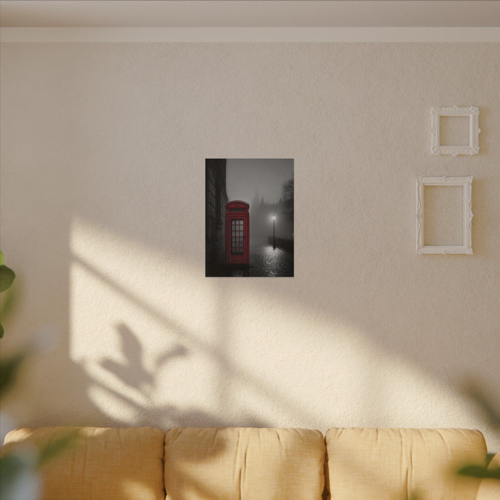 The Red Booth - Unique Office Art | Canvas