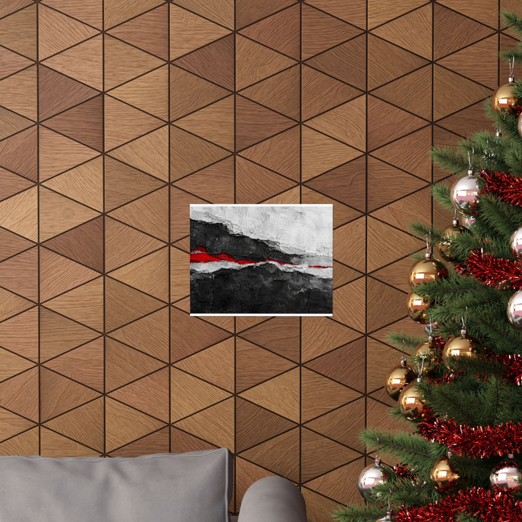 Strata of Silence - Professional Office Wall Art | Matte Poster (Landscape)