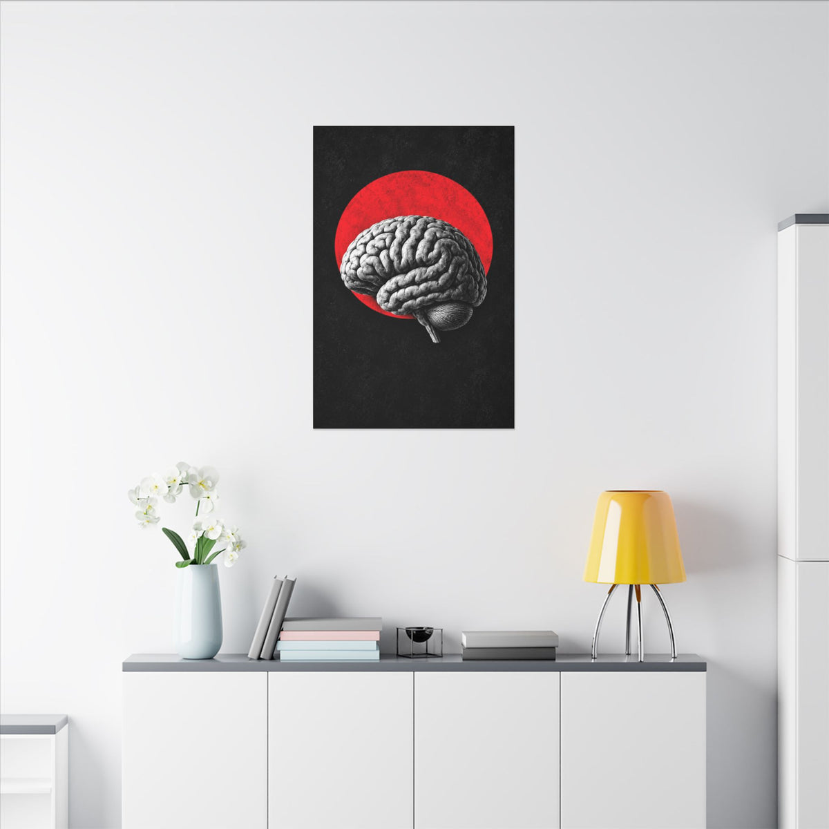 Cerebral Contour - Doctor's Office Wall Art | Canvas