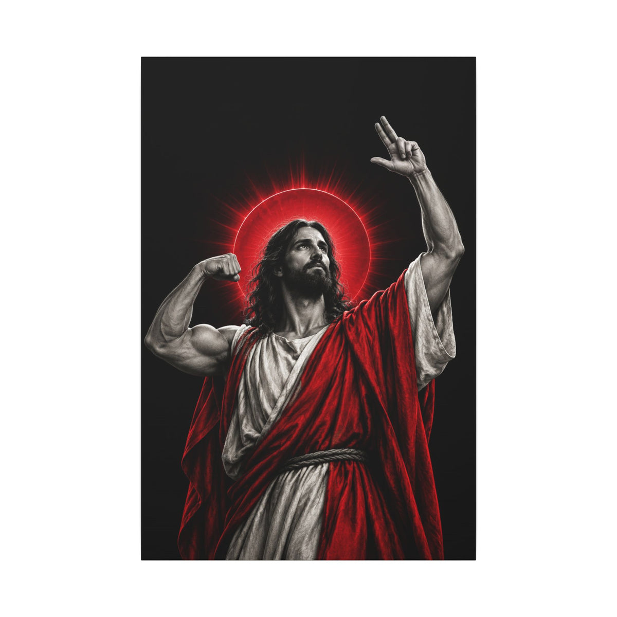 Faith and Iron - Gym Wall Art | Canvas