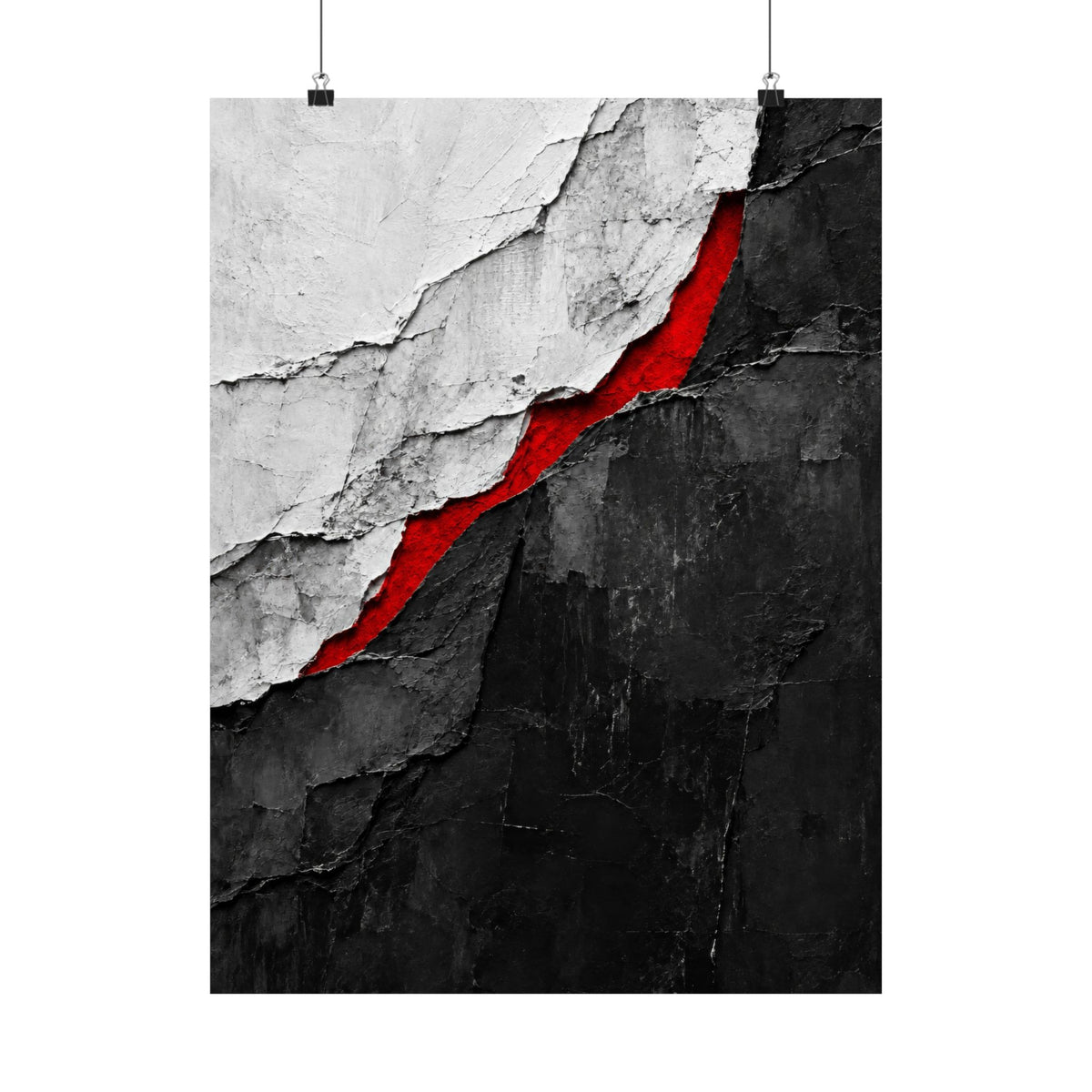 Strata of Silence - Professional Office Wall Art | Matte Poster